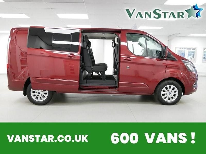 Red Used 2020 Ford Transit Custom Limited Van | £19,989 (Expensive) - Image 1/4