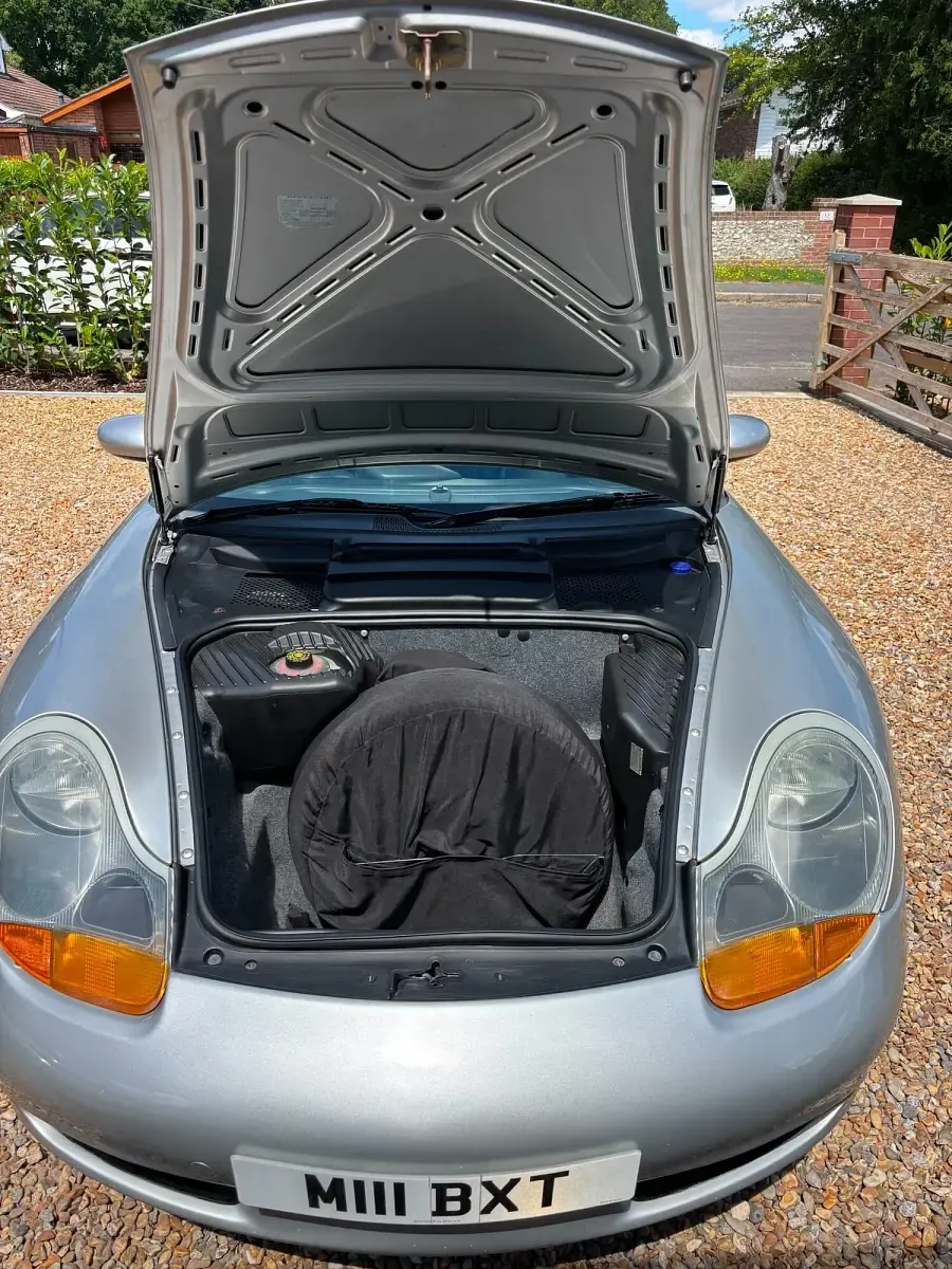 Used Porsche Boxster 204 HP (150 kW) 2002 Silver Cabriolet