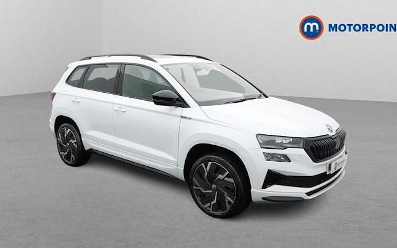 Used Skoda Karoq SportLine 150 HP (110 kW) 2024 White SUV