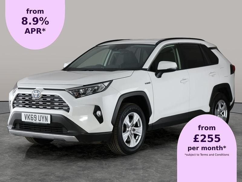 White Used 2019 Toyota RAV4 Hybrid SUV | £17,468 (Super price) - Image 1/2