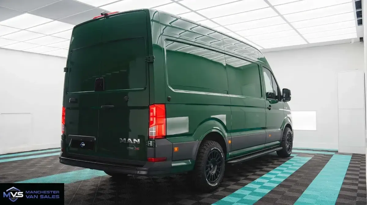 New MAN TGE 180 HP (132 kW) 2026 Green Van