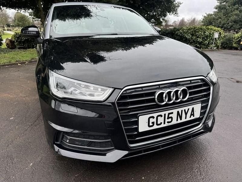 Used Audi A1 Sportback S-Line 125 HP (91 kW) 2015 Black Hatchback