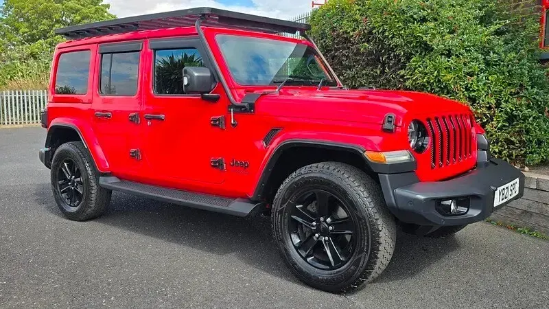 Used Jeep Wrangler Night Eagle 272 HP (200 kW) 2021 Red SUV