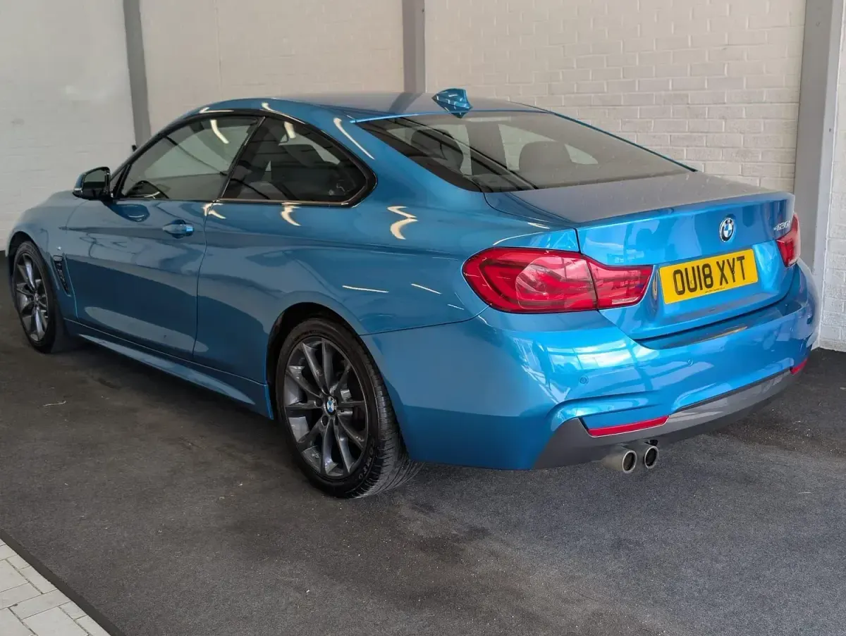 Used BMW 420 M Sport 184 HP (135 kW) 2018 Blue Coupe