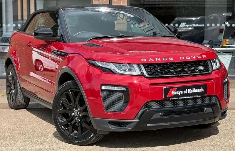 Used Land Rover Range Rover evoque HSE Dynamic 2018 Red Cabriolet