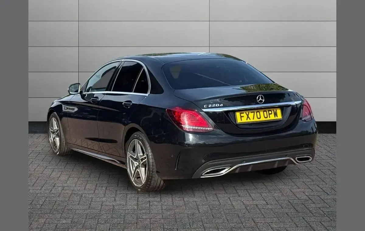 Used Mercedes C220 AMG Line Premium 191 HP (140 kW) 2020 Black Sedan