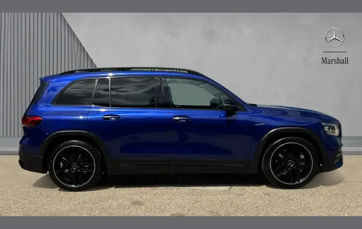 Used Mercedes GLB35 Premium Plus 306 HP (225 kW) 2021 Galaxy blue metallic SUV