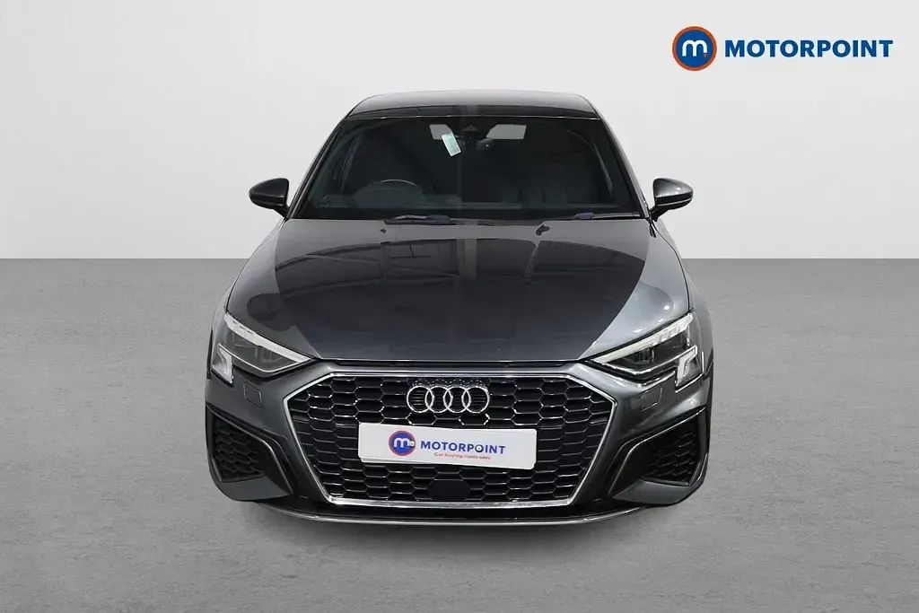 Begagnad Audi A3 S-Line 2021 Grå Sedan