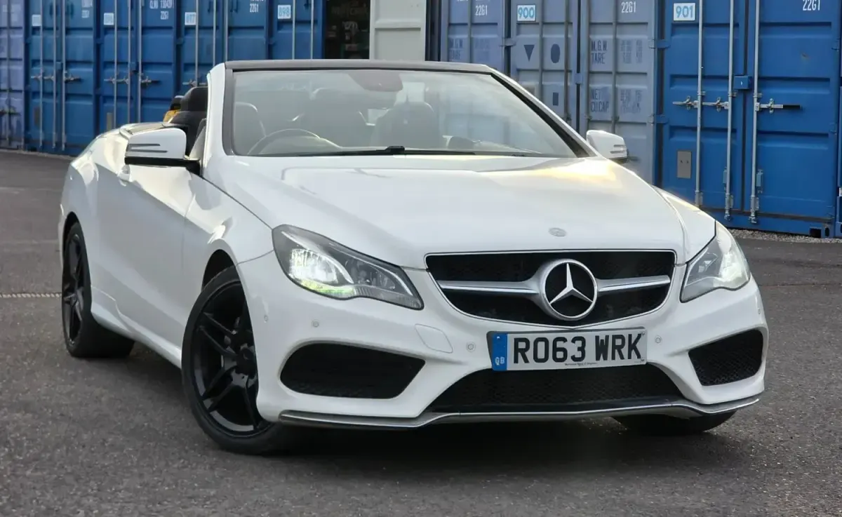 Begagnad Mercedes E250 AMG 2013 Vit Cab
