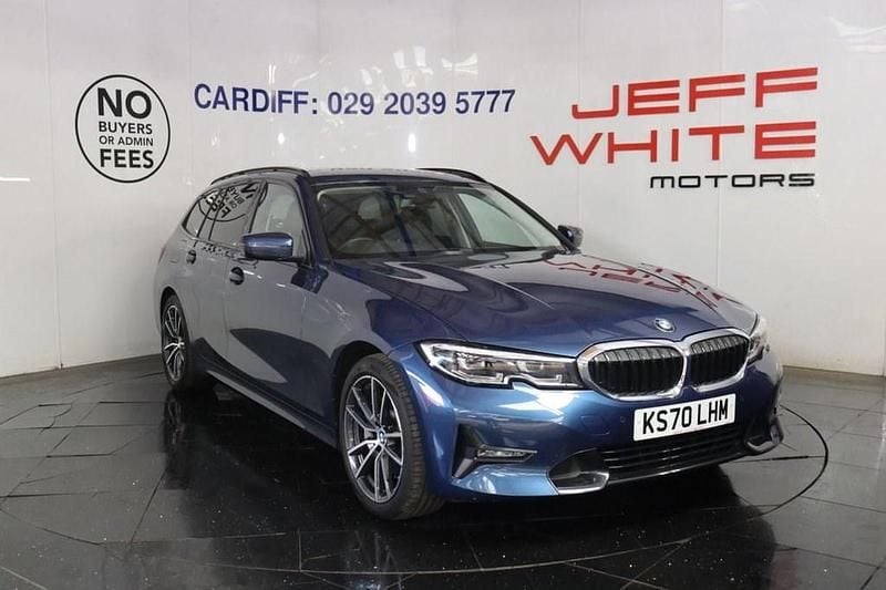 Blue Used 2020 BMW 330e Sport Line Estate | £20,988 (Good price) - Image 1/4