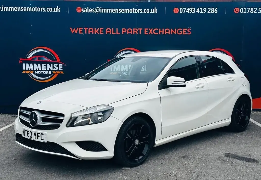 Used Mercedes A180 2013 White Hatchback