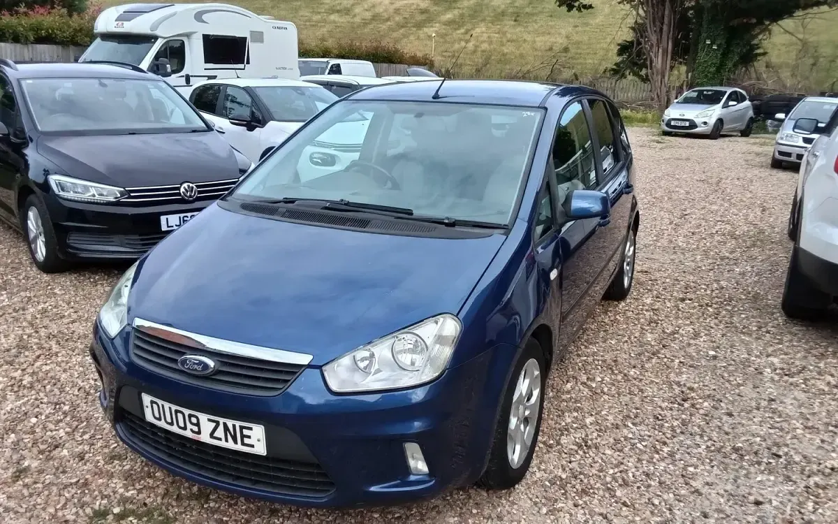 Used Ford C-MAX Zetec 145 HP (106 kW) 2009 Blue MPV