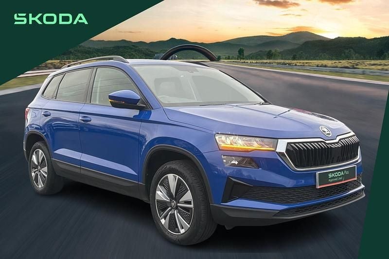 Blue Used 2022 Skoda Karoq SE Drive SUV | £15,990 (Good price) - Image 1/4