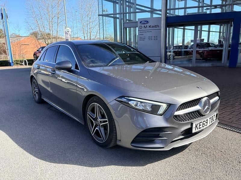 Used Mercedes A200 AMG line 2020 Solar gray Hatchback