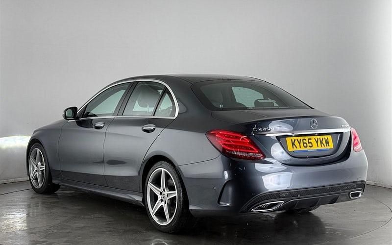 Used Mercedes C220 AMG Line Premium Plus 170 HP (125 kW) 2016 Grey Sedan