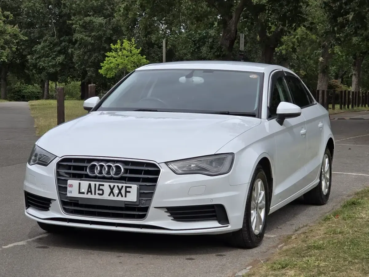 Used Audi A3 S-Line 2015 White Sedan