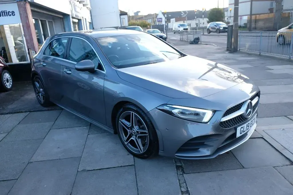 Used Mercedes A220 AMG Line Premium Plus 188 HP (138 kW) 2019 Grey Hatchback