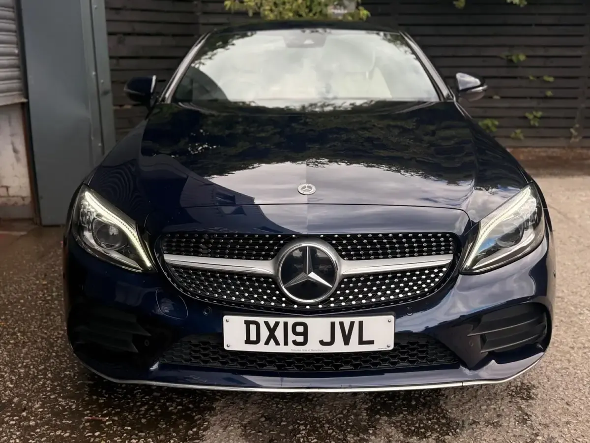 Used Mercedes C180 AMG Line Premium 2019 Blue Coupe