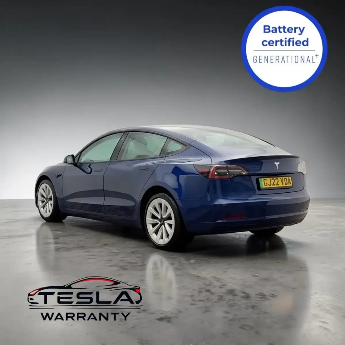 Usado Tesla Model 3 Long Range AWD 366 kW (498 HP) 2022 Azul Sedan