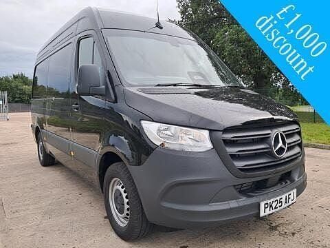 Black Used 2025 Mercedes Sprinter Van | £37,450 (Expensive) - Image 1/3
