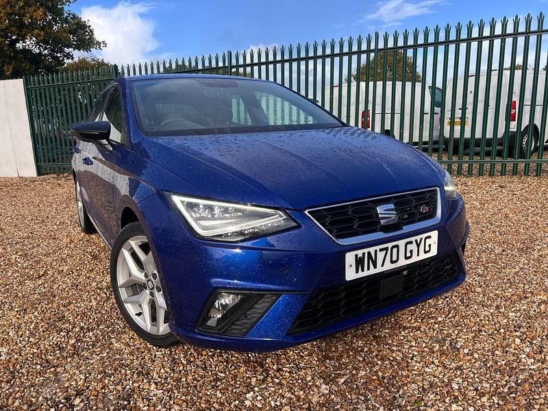 Used Seat Ibiza FR 95 HP (69 kW) 2020 Blue Hatchback