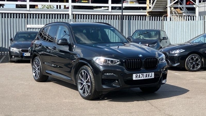 Black Used 2021 BMW X3 M Sport SUV | £28,915 (Fair price) - Image 1/4