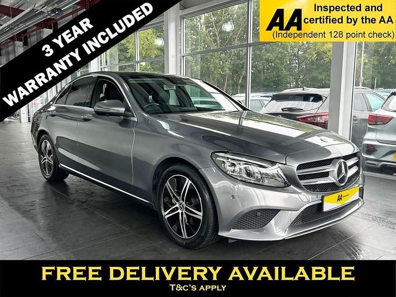 Grey Used 2019 Mercedes C200 Premium Plus Sedan | £16,495 (Fair price) - Image 1/3