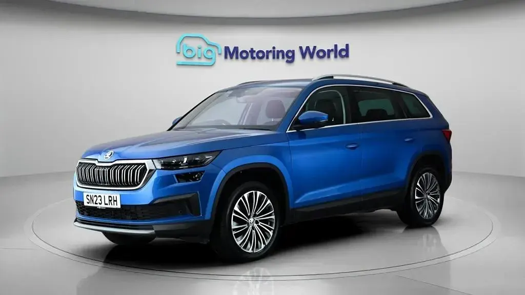 Used Skoda Kodiaq SE L Executive 150 HP (110 kW) 2023 Blue SUV