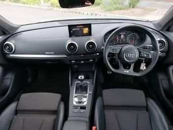 Used Audi A3 Black Edition 115 HP (84 kW) 2018 Silver Sedan