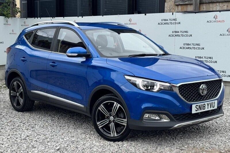 Blue Used 2018 MG ZS Exclusive Sedan | £9,295 (Fair price) - Image 1/1