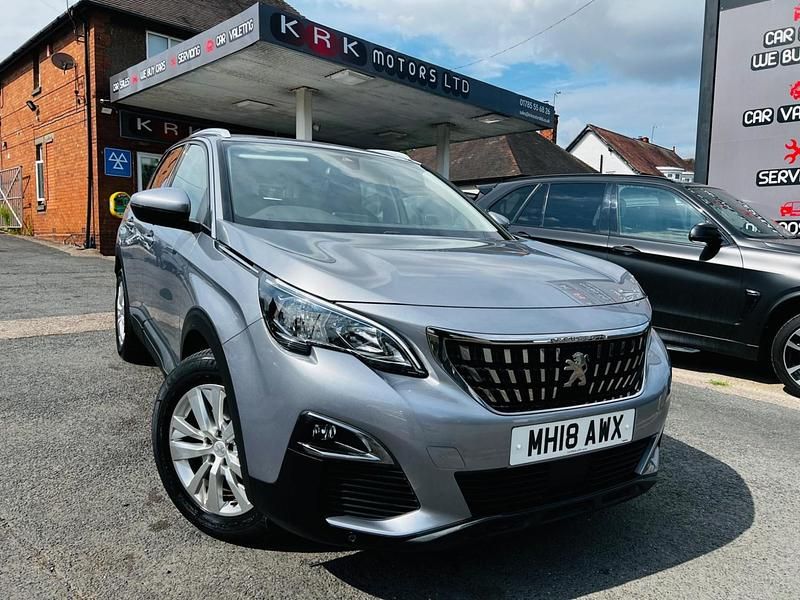 Grey Used 2018 Peugeot 3008 Active Hatchback | £10,000 (Fair price) - Image 1/4
