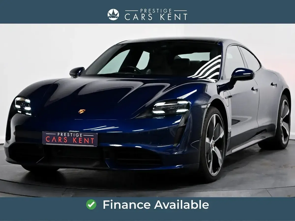 Used Porsche Taycan Performance Package 500 kW (680 HP) 2023 Blue Sedan