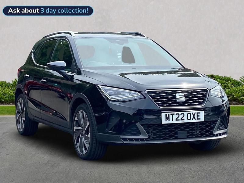 Black Used 2022 Seat Arona FR Sport SUV | £14,614 (Fair price) - Image 1/4