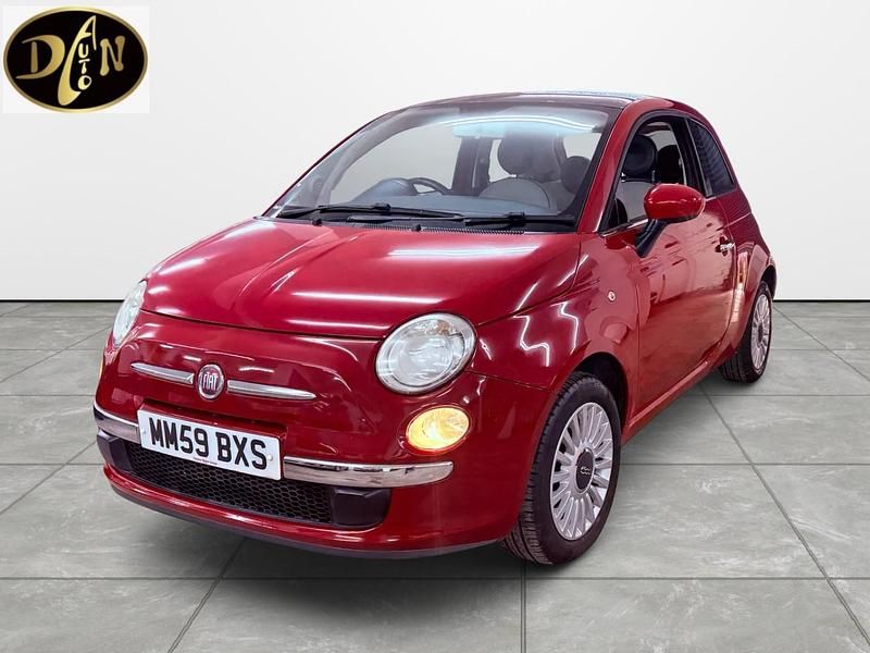 Used Fiat 500 Lounge 69 HP (50 kW) 2010 Red Hatchback