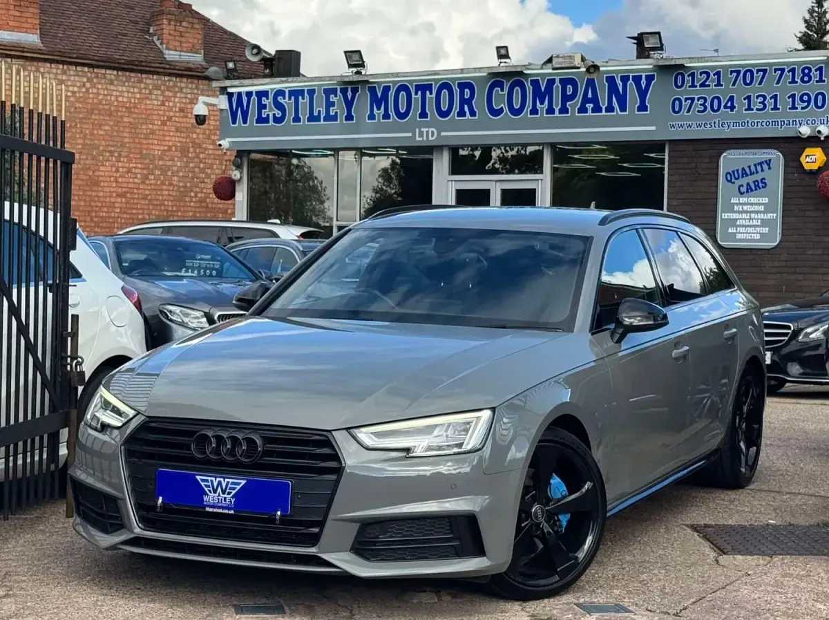 Used Audi A4 Black Edition 190 HP (139 kW) 2018 Grey Estate
