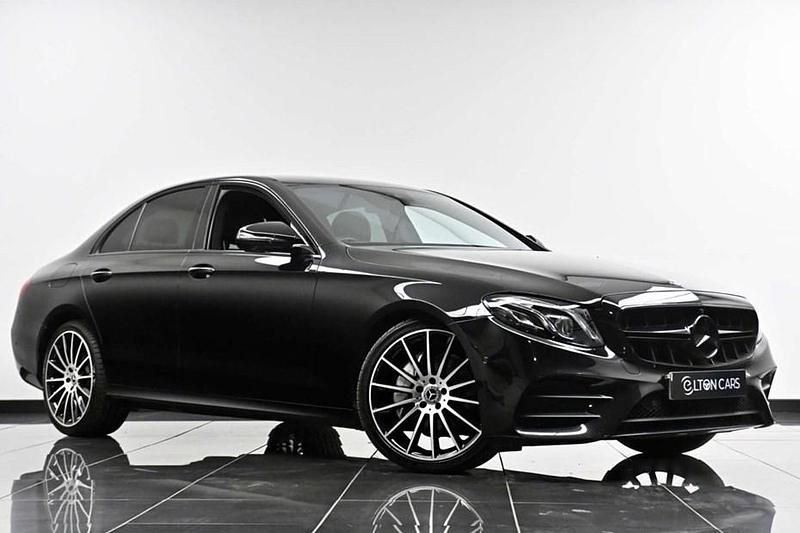 Used Mercedes E220 AMG line 2020 Black Sedan