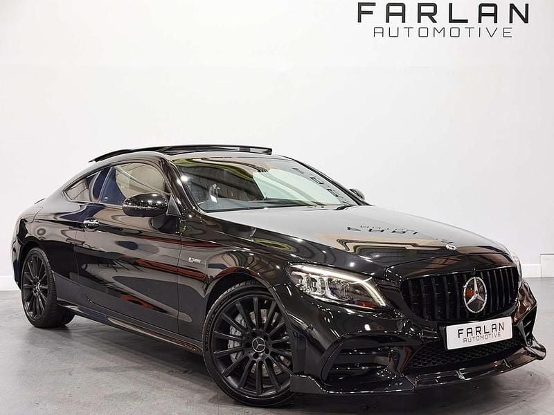 Black Used 2020 Mercedes C43 AMG Premium Plus Coupe | £32,450 (Fair price) - Image 1/4