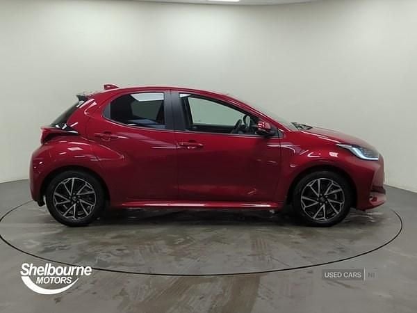 Used Toyota Yaris Hybrid Design 2022 Red Hatchback