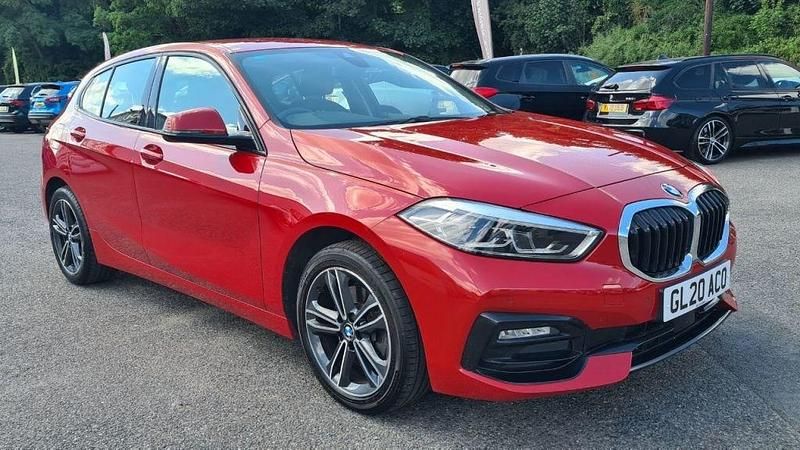 Used BMW 118 Sport Line 2020 Red Hatchback