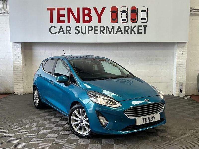 Blue Used 2017 Ford Fiesta Titanium Hatchback | £4,995 (Super price) - Image 1/4