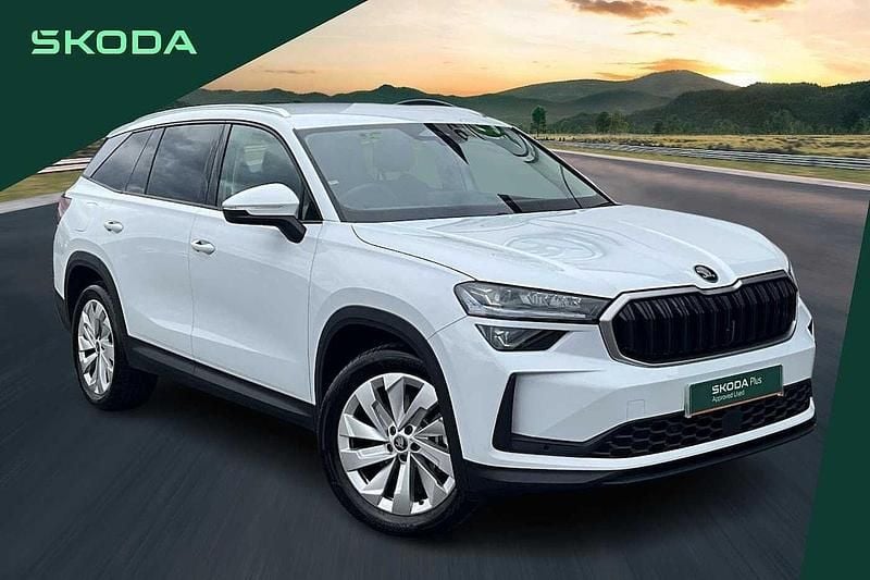 White Used 2025 Skoda Kodiaq SE L SUV | £33,769 (A bit pricey) - Image 1/4