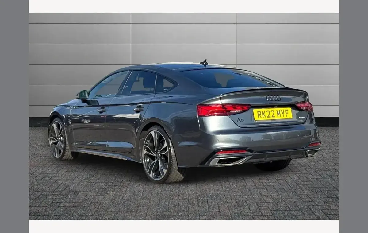 Used Audi A5 Black Edition 204 HP (150 kW) 2022 Grey Coupe