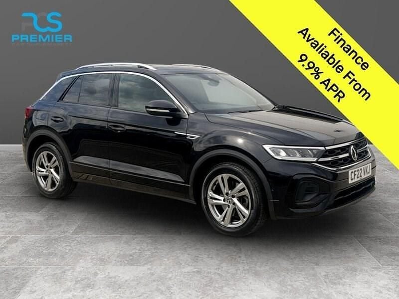 Black Used 2022 VW T-Roc R-line SUV | £18,595 (Good price) - Image 1/2
