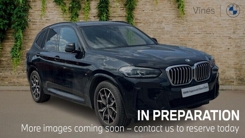 Black Used 2021 BMW X3 M Sport SUV | £34,886 (Expensive) - Image 1/4