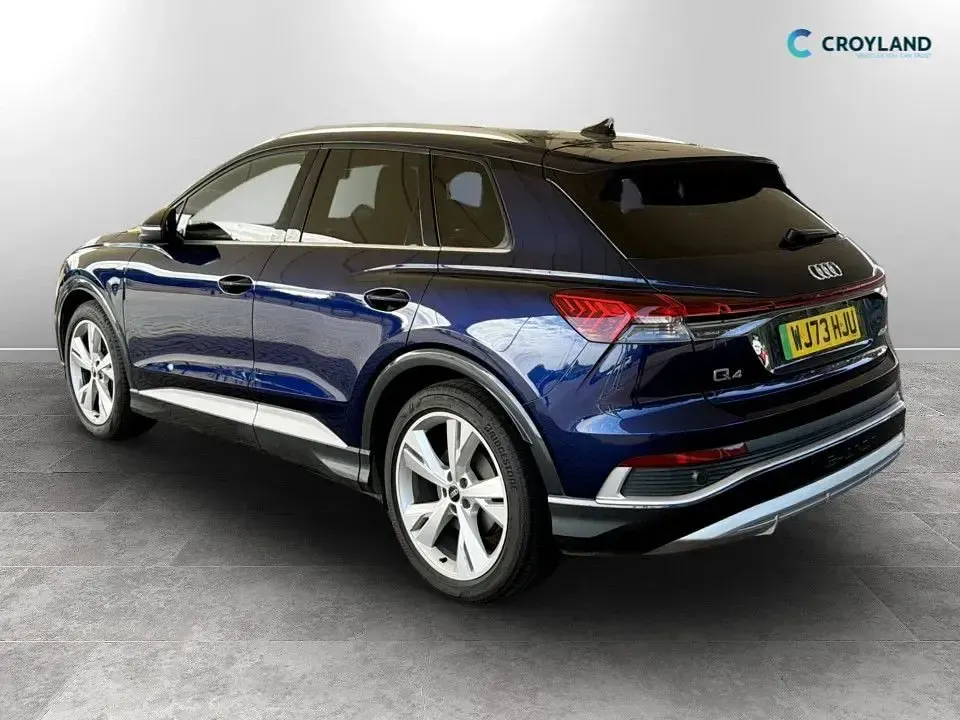 Used Audi Q4 e-tron S-Line 150 kW (204 HP) 2023 Blue SUV