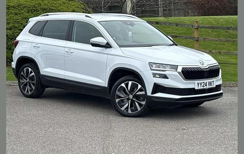 Used Skoda Karoq SE L 150 HP (110 kW) 2024 Moon white metallic SUV