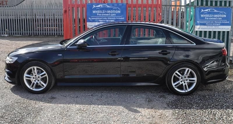 Used Audi A6 S-Line 190 HP (139 kW) 2015 Black Sedan