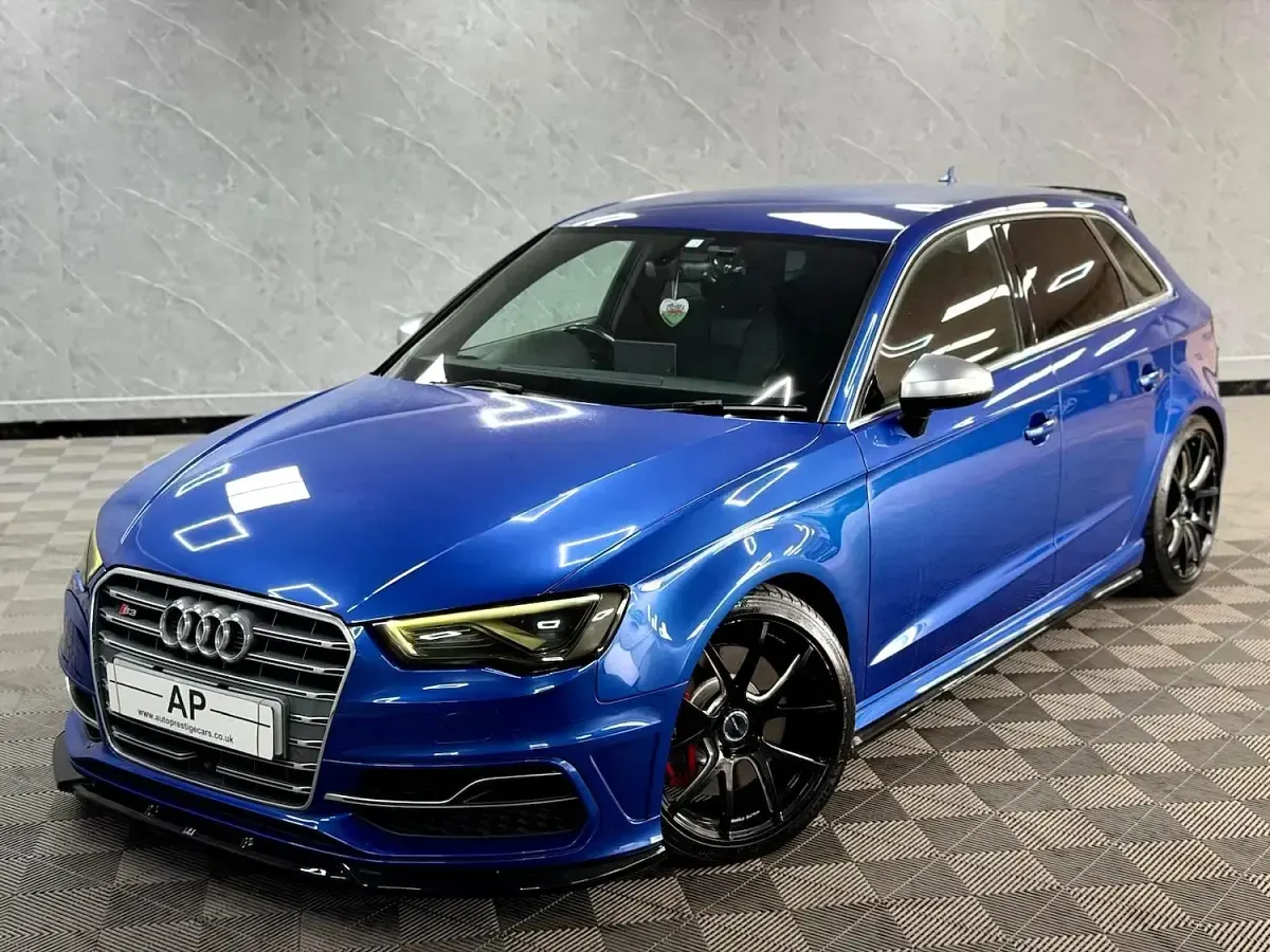 Used Audi S3 Sportback Exclusive 2024 Blue Hatchback