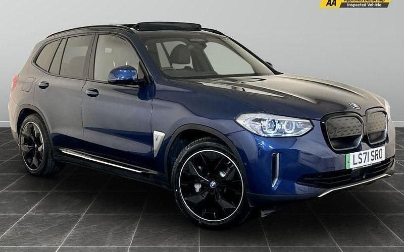 Blue Used 2021 BMW iX3 Luxury Line SUV | £25,595 (Fair price) - Image 1/2
