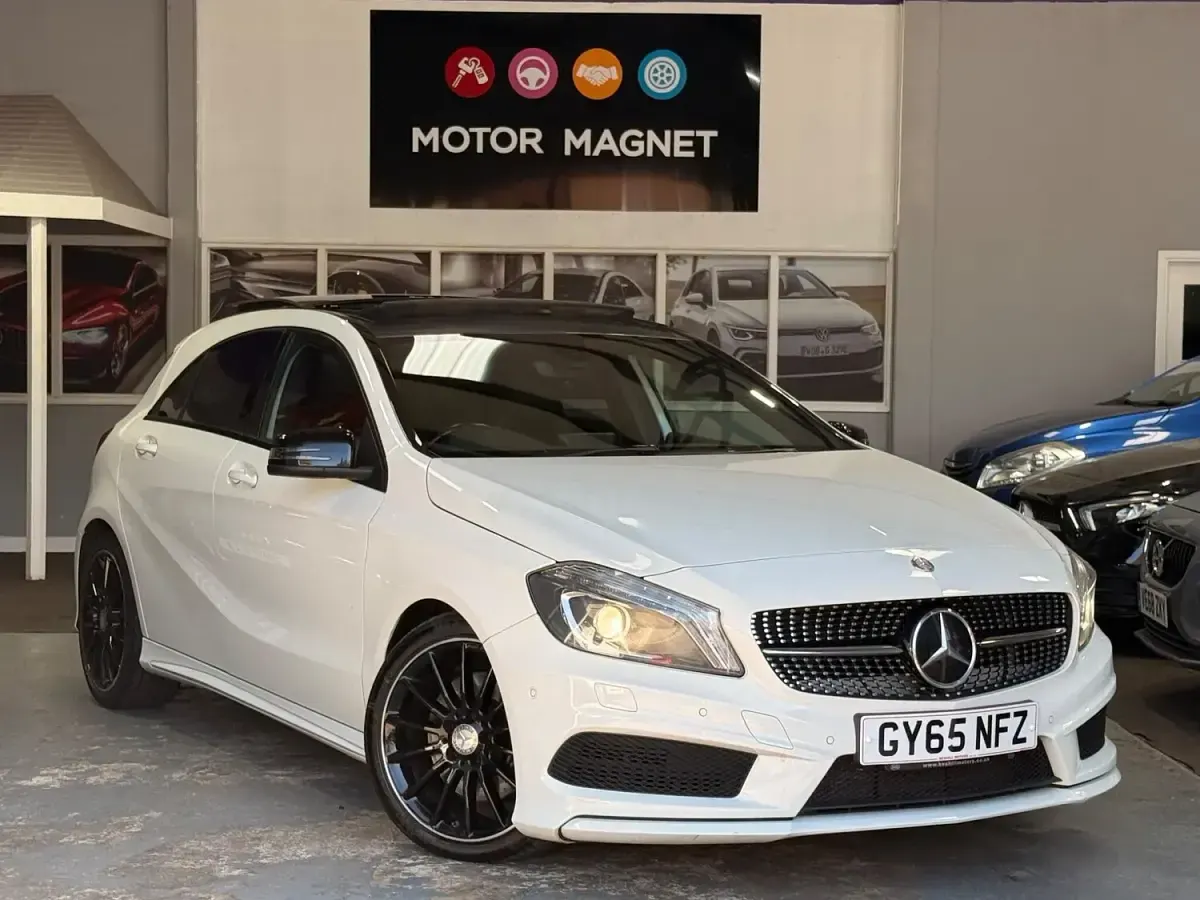 Used Mercedes A220 AMG 170 HP (125 kW) 2015 White Hatchback